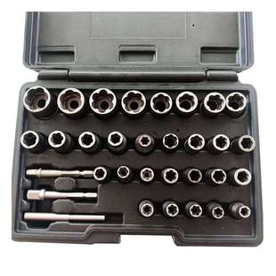 32PC套装螺帽取出器破损残缺螺丝螺母取出器螺丝螺帽拆除工具