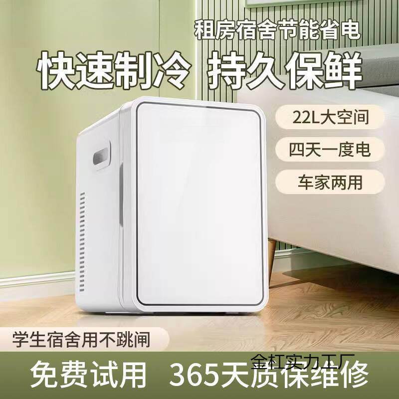 迷你小冰箱冷藏车载家两用学生宿舍出租房办公室小型一人新款