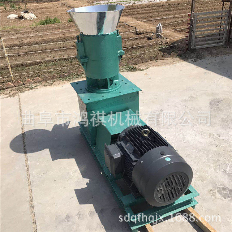 临汾家禽颗粒机鸿祺用途广泛颗粒机麦草加工颗粒机