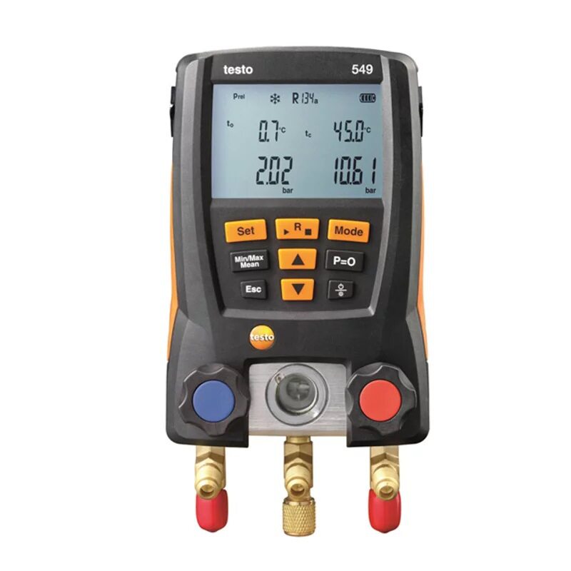 德图 testo549 基础级电子冷媒表 60种常见的制冷剂