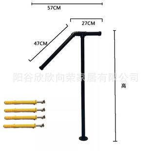 加厚水管铁艺楼梯扶手室外栏杆老人防滑花园台阶护栏室内自装拉手