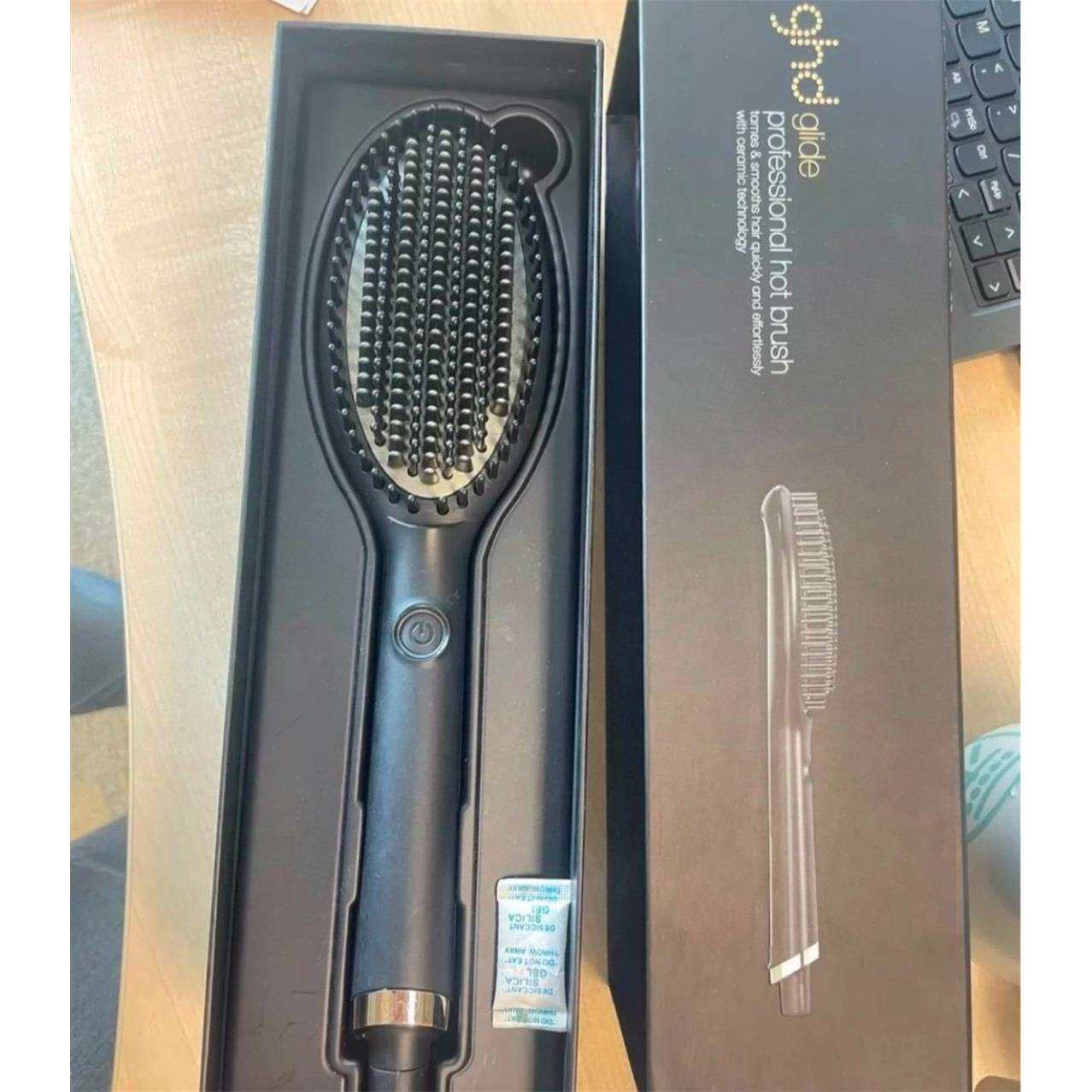 ghd电热离子直发梳子蓬松直发梳子自然卷救星直卷两用懒人梳