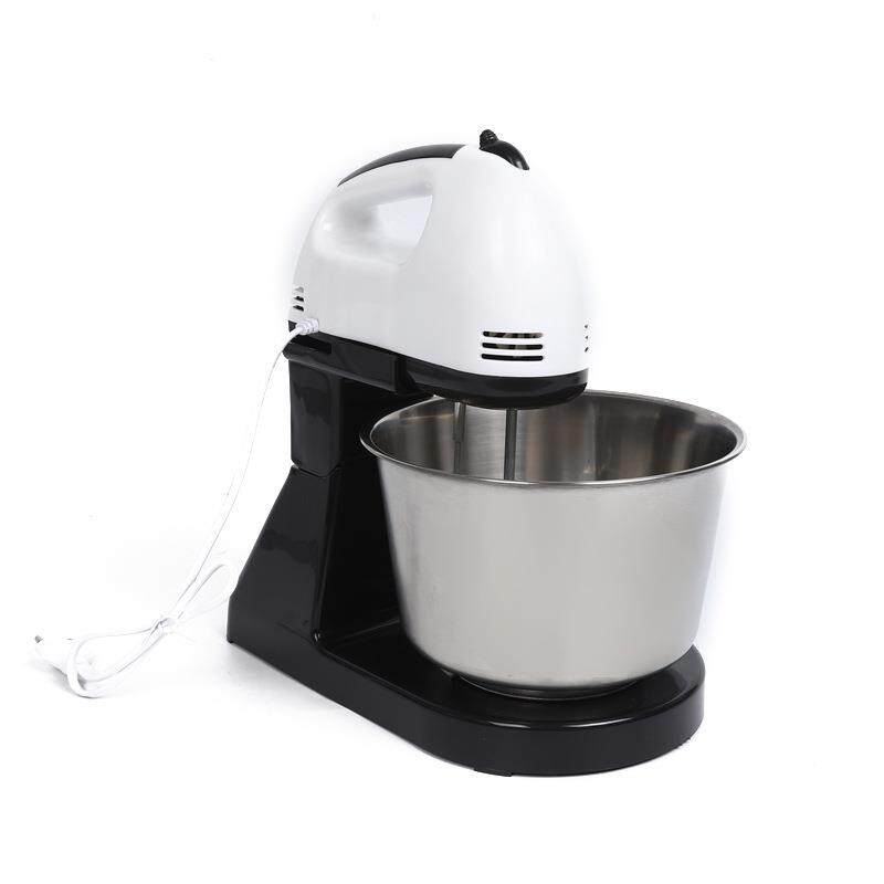 台式打蛋器自动迷你电动家用打蛋器手动搅拌机器带桶打蛋机