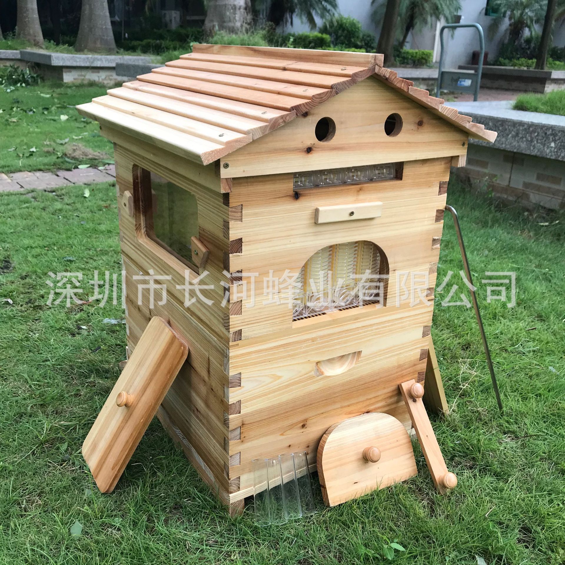 4框自流蜜蜂箱自动取蜜巢脾