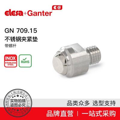ElesaGanter伊莉莎冈特GN709.15不锈钢夹紧垫带螺杆