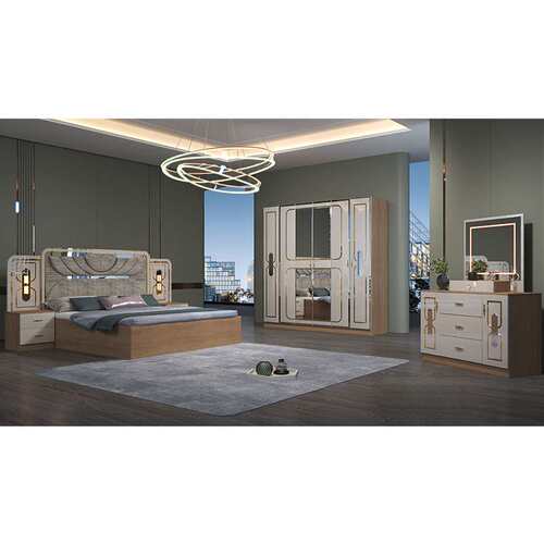 Turkish Bedroom Furniture Set Modern Double King Size Bed