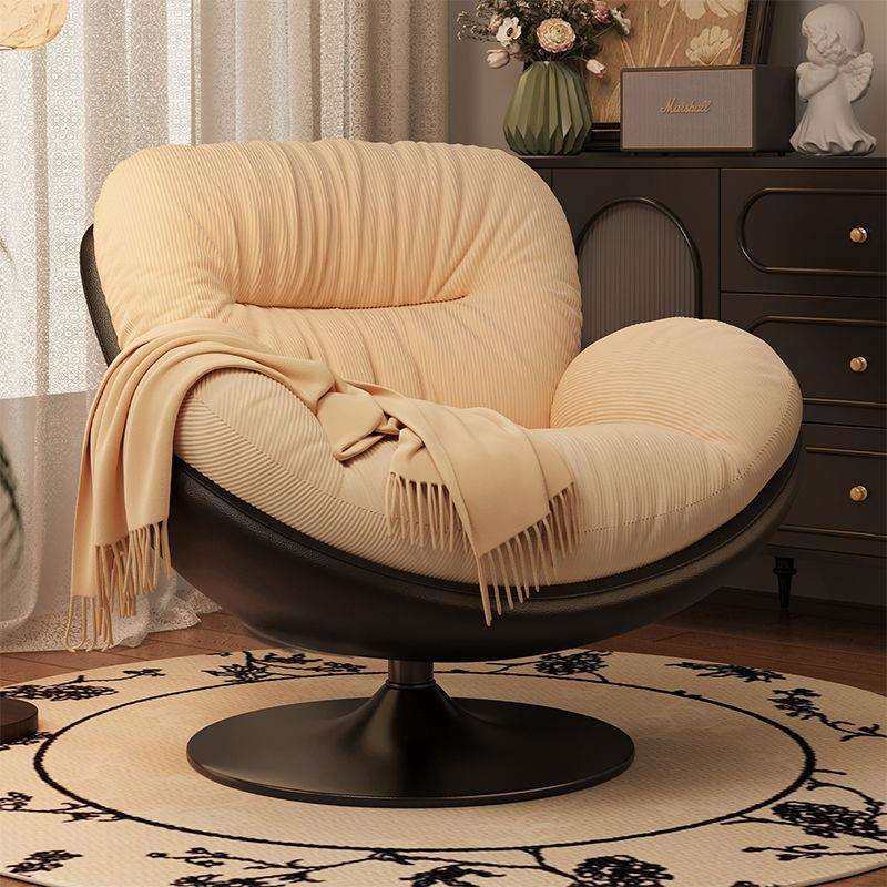 懒人北欧沙发椅单人旋转简约沙发家用客厅阳台卧室轻奢休闲阅读椅