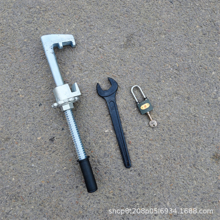 道岔斥离钩锁器 带扳手 锻钢尖轨急救 GSQ-M50铁路轨道密贴钩锁器