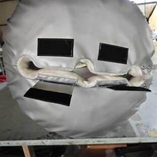 生产纯化器高温加热套再生塔加热衣柔性电加热型保温衣