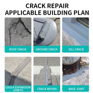 跨境速干型灌封胶密封胶地面开裂墙面高弹抗裂灌缝胶道路裂缝防水
