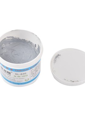 sl-830灰色1kg导热硅脂电脑散热E膏cpu导热硅胶显卡定制厂家硅脂