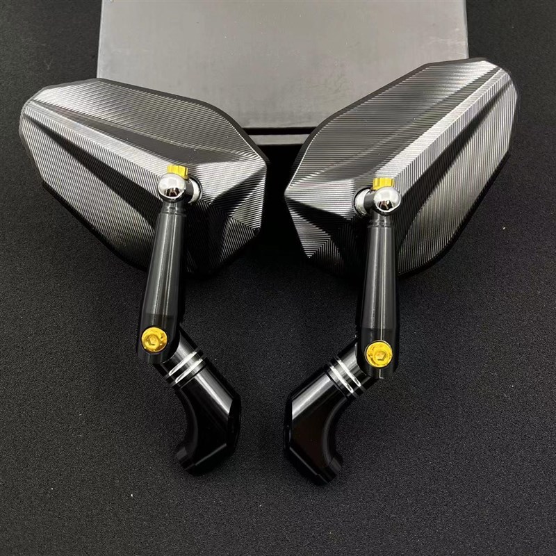 改装九号猎户座后视镜p复古反光镜小牛NXT后视镜蓝镜片防炫目远光