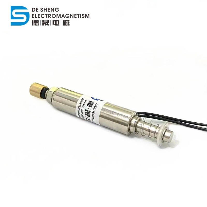 键盘钢琴测试圆管电磁铁q1358 小型直流12v推拉圆管式电磁铁厂家