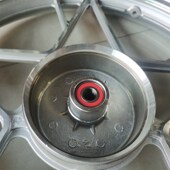 中华夏杏三阳ZH125摩托车大阳12y5 50后轮毂铝轮 150后钢圈DY125