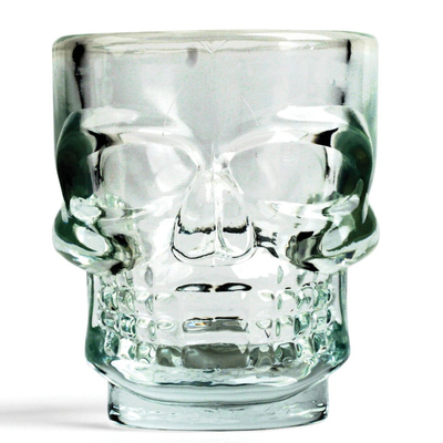 美国Skucll Shot Glasses 4只装头骨杯 骷髅杯 威士忌烈酒杯