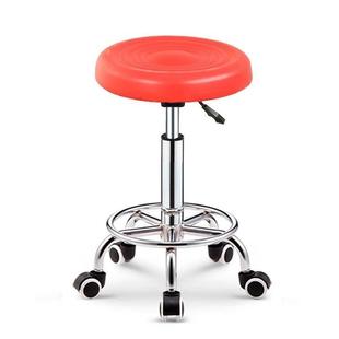 登子圆理发c店椅子廊专用按摩床技师凳子美容凳美容院皮理发椅旋