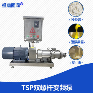 苹果浆输送 厂家直供TSP 5不锈钢双螺杆泵果酱输送泵食品灌装