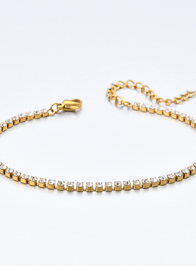 朗同彩色水晶手链女款2025新款