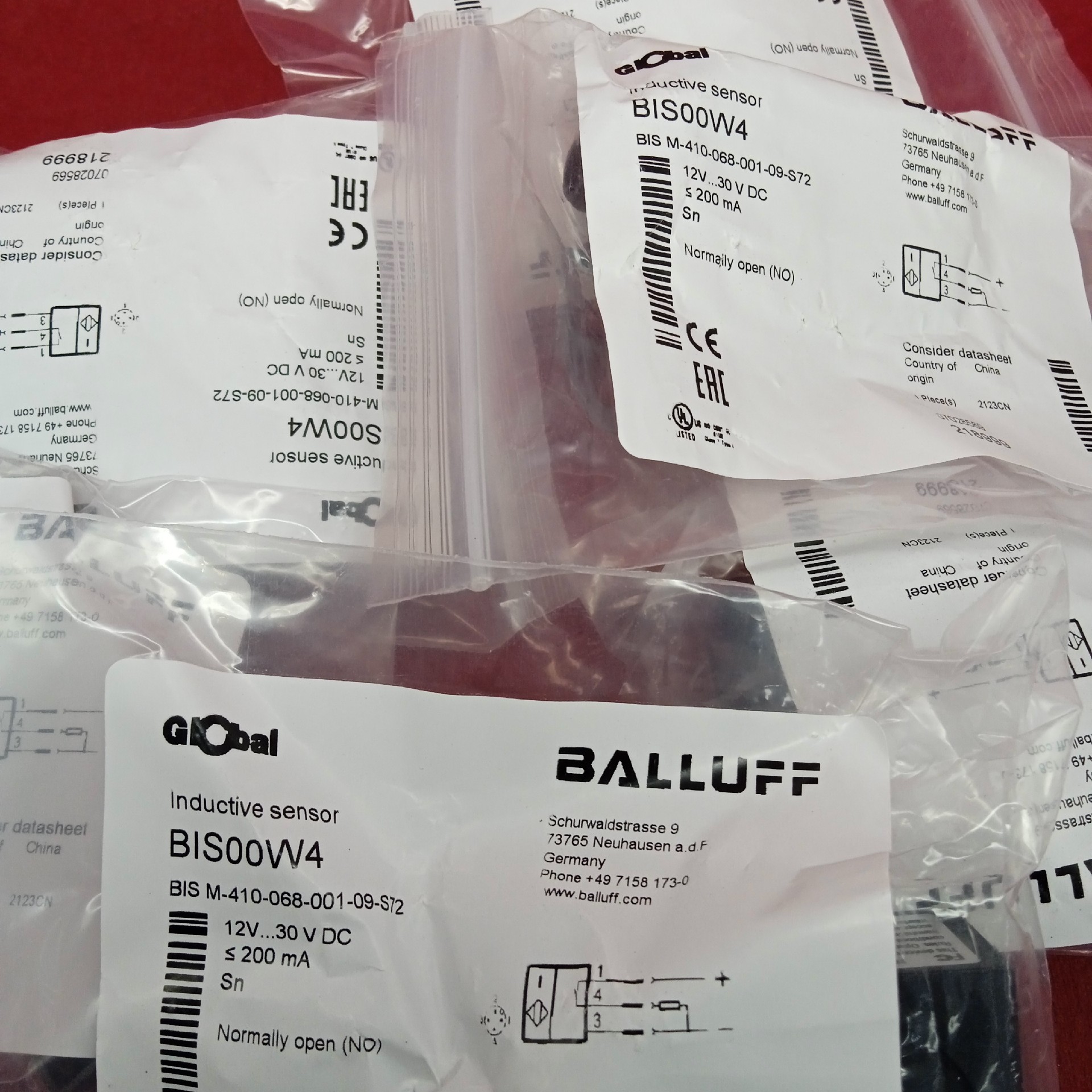 原装正品巴鲁夫传感器换包装BIS00W4 BIS M-410【议价】