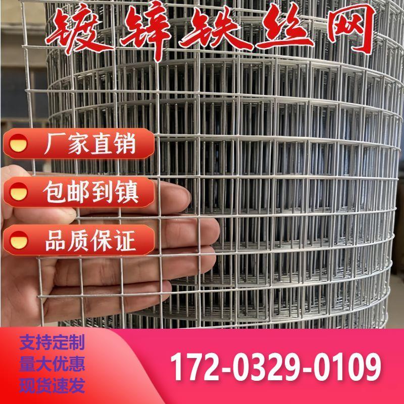 镀锌铁丝电焊网建筑网格养殖隔离网加粗加硬钢丝围栏养鸡鸭防护网
