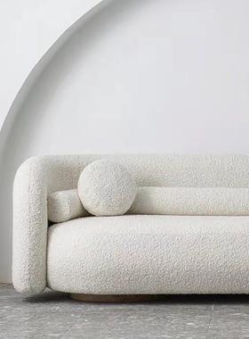 轻奢克洛伊弧形沙发设计师布艺现代整装样板间多人家具