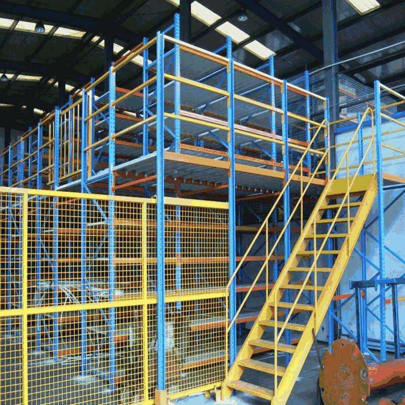 常州张家港二层货架昆山重型双层隔楼货架钢构阁楼货架