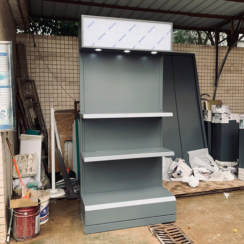 不锈钢商场展示架 立式落地金属展示架广告展架 超市产品展示架