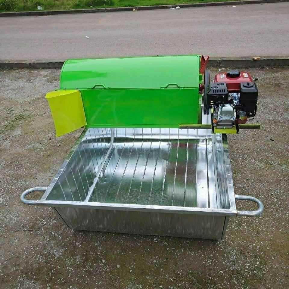 水稻小型打谷脱粒机喂入全包邮小麦稻机打多功能打禾家用油菜豆类
