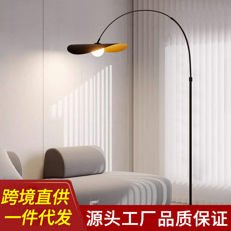 欧式会客厅茶几设计师落地灯现代简约高级感卧室书房客厅落地台灯