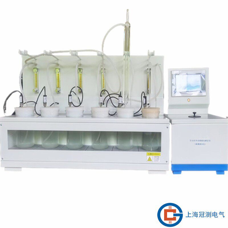 英文版GC-0085发动机冷却液腐蚀测定仪玻璃器皿法4孔6孔水浴金属