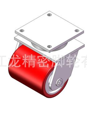 POM材质超重型脚轮3500kgs4/5/6/8寸PU聚氨酯静音机械工业脚轮