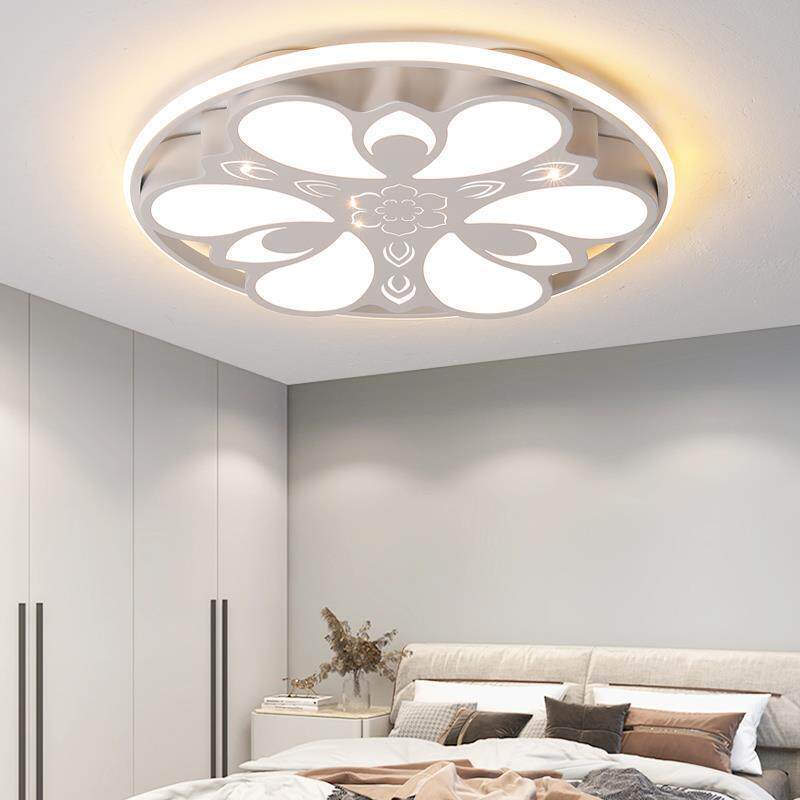 LED吸顶灯现带简约创意新款2022房间卧室儿童房间灯铁艺侧发光灯