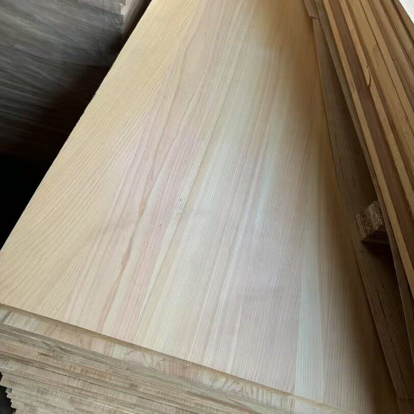 桧木直拼板指接板三层板规格料装修工艺品雕刻全屋整装