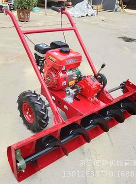 汽油手推式汽油机多功能扫雪机环卫汽油除雪机