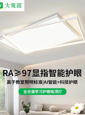 大观园客厅吸顶灯2025新款现代简约餐厅大灯主卧室书房间灯具050L