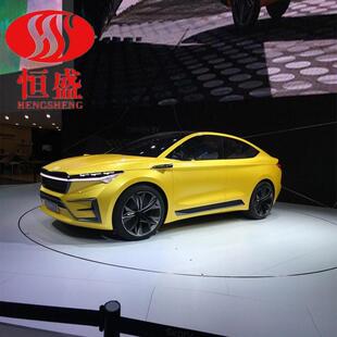 汽车转台展厅旋转台家用调头旋转展示台车库圆形地台智能可移动