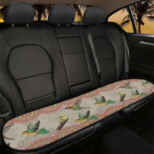 外贸波利尼西亚印花来图定制汽车后排坐垫轿车座椅垫私家车用具