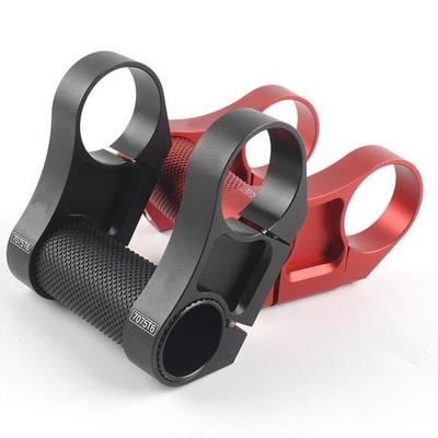 骑酷尔CNC减重双把立7075T6铝折叠车T型头管25.4转接31.8