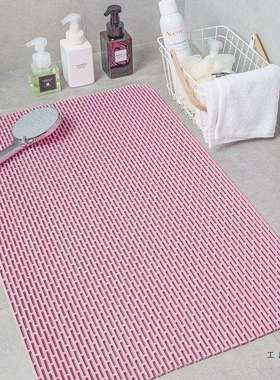 浴室防滑垫镂空隔水冲凉房淋浴洗澡卫生间防摔垫子厕所脚踩地垫毯