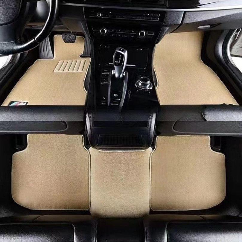 适用宝马1系2系3系5系GT7系iX1X2X3X4X5X6地毯式脚垫绒地毡脚踏垫