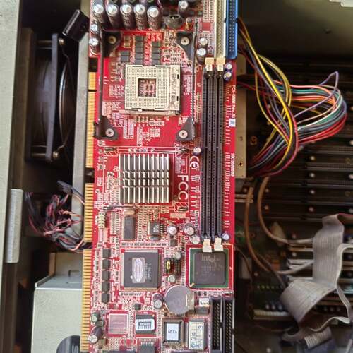可维修PCA-6006 ver.B1，，研华工控机红色主板带机框