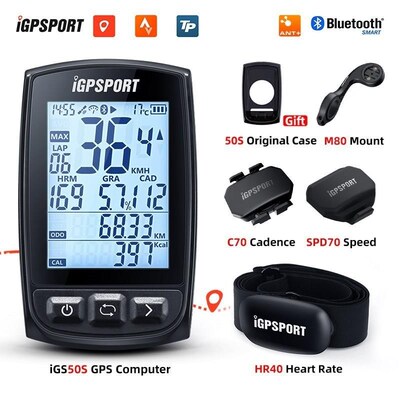 IGS50S GPS Cyclming Computer Wireless IPX7 Waterproof Bicycl