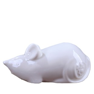 十二生肖挂件f陶瓷小狗狗 属象生日礼物鼠牛虎兔龙蛇马羊吉祥物猪