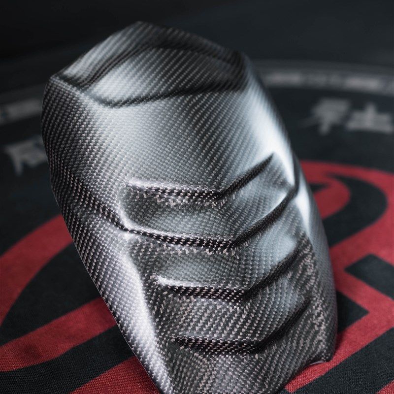 小牛电动车UB/UQI+/mt+/NQI九号银色斜纹碳纤维后挡泥板后挡泥瓦