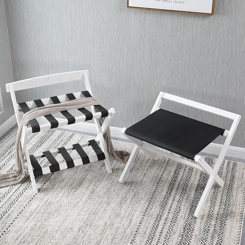 酒店家具实木行李架m酒店用行李柜宾馆家用卧室折叠收纳架子置物