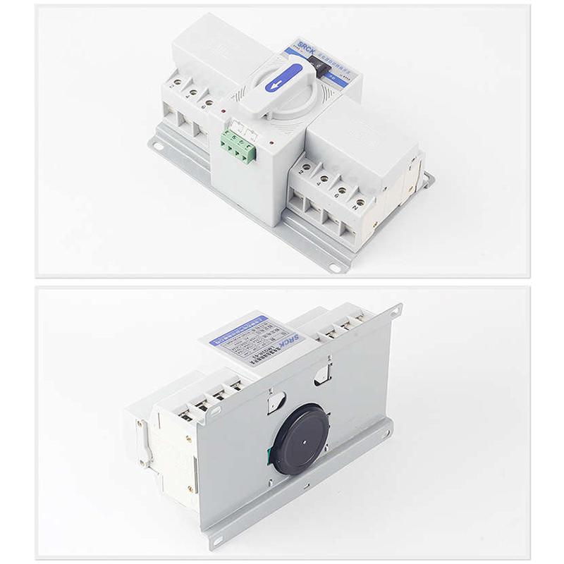 双电源转换开关自动切换开关迷你型PC级2P 4PQ 63A隔离型微断型
