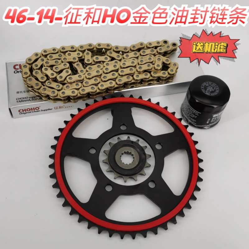 适用GWb250/DL250/GSX250R改装静音套炼炼轮牙盘大小飞征和油封炼