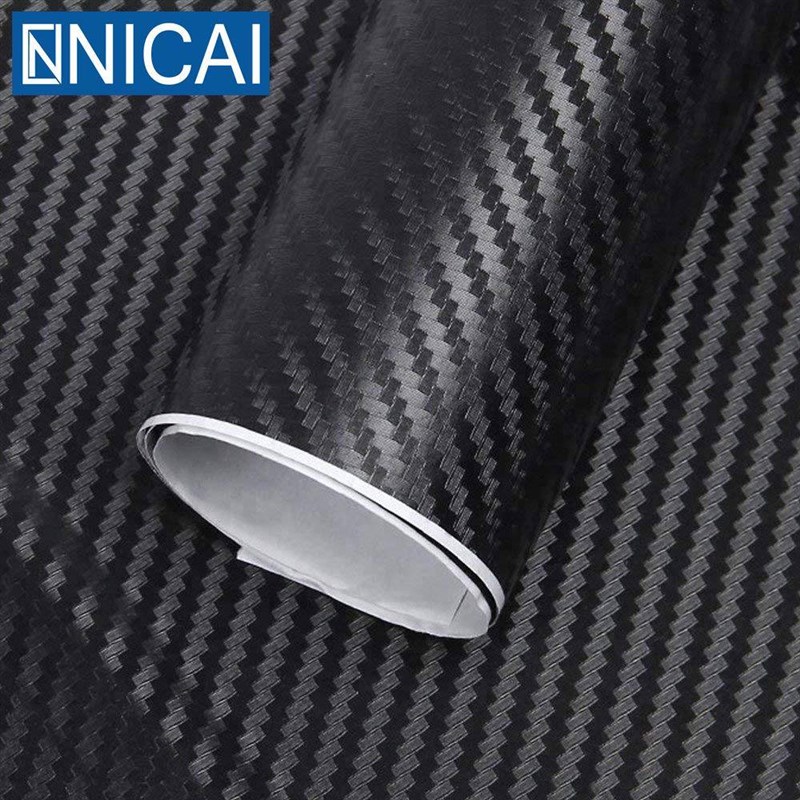 立体触膜感膜3D汽碳纤黑色斜纹改色膜车248金Q银灰手机电数脑码贴