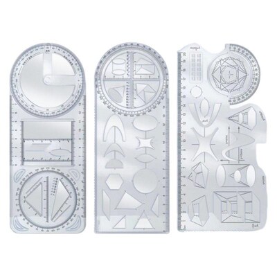 【下单立减50】k活动角多功能绘图尺几何函数尺子快速绘图学生文