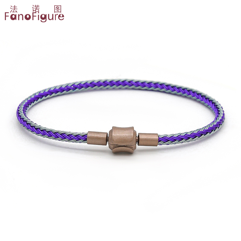 极速法诺图手绳钢丝编织串珠红绳男女款I串珠替换T手链绳简约搭配